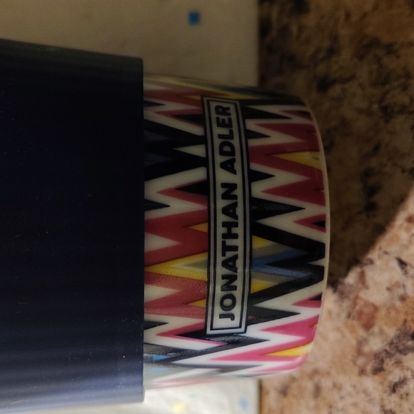 NEW JONATHAN ADLER TRAVEL ON THE GO MUG TUMBLER CUP - Picture 3 of 6